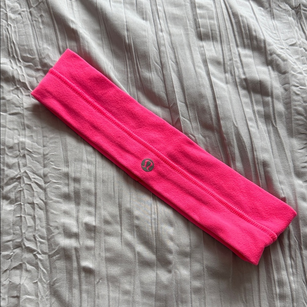 Lululemon Athletica Bright Pink Hairband